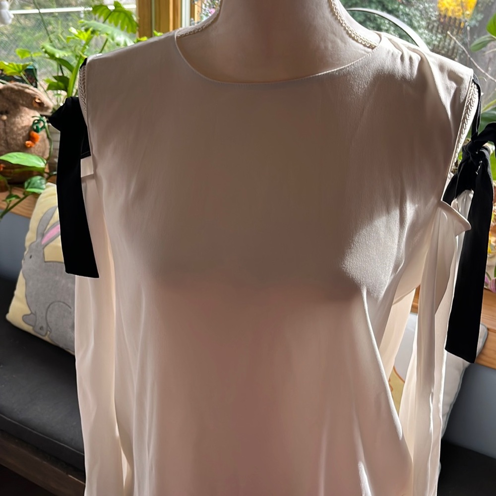 Cold shoulder blouse